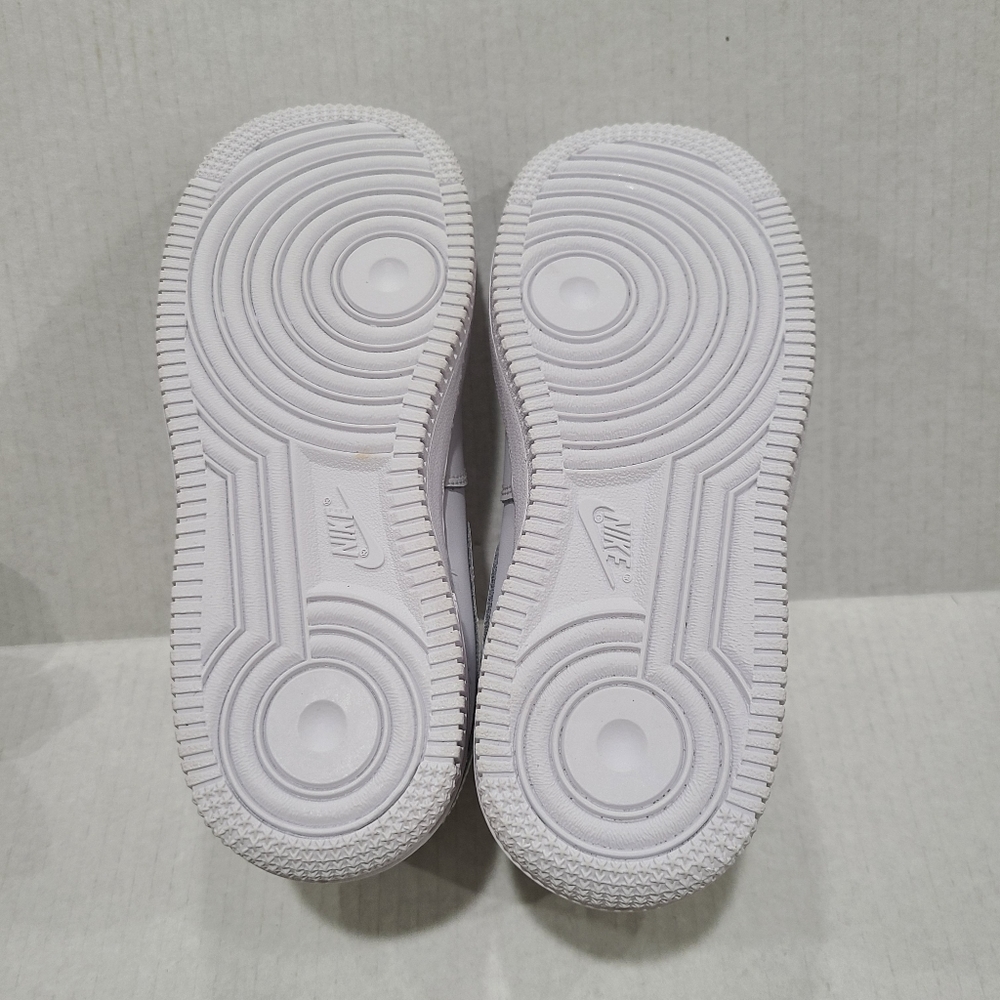 Nike Air Force 1 Mid PS Sneaker Triple White 3Y - Picture 6 of 7